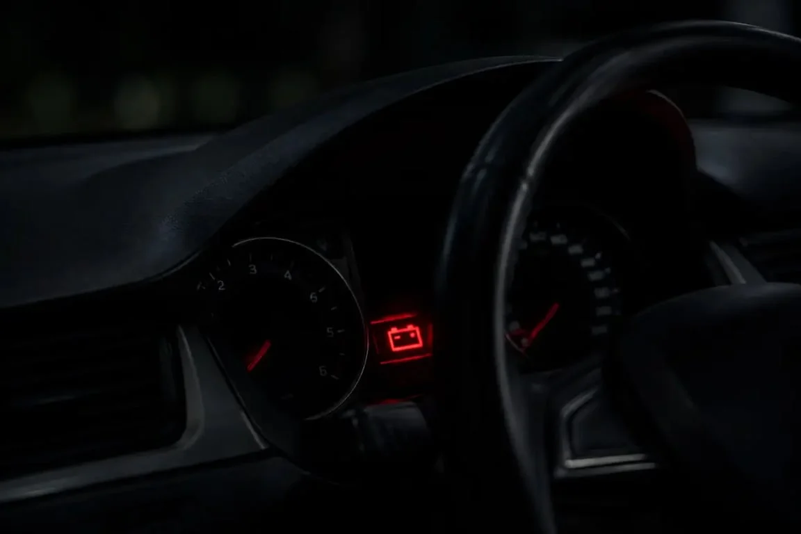 Alternador coche: testigo de batería encendido en el cuadro y luces débiles